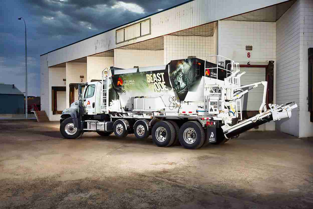 P95 mixer with the decal and text reading Beast mode