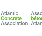 atlantic concrete association brand logo in english and french